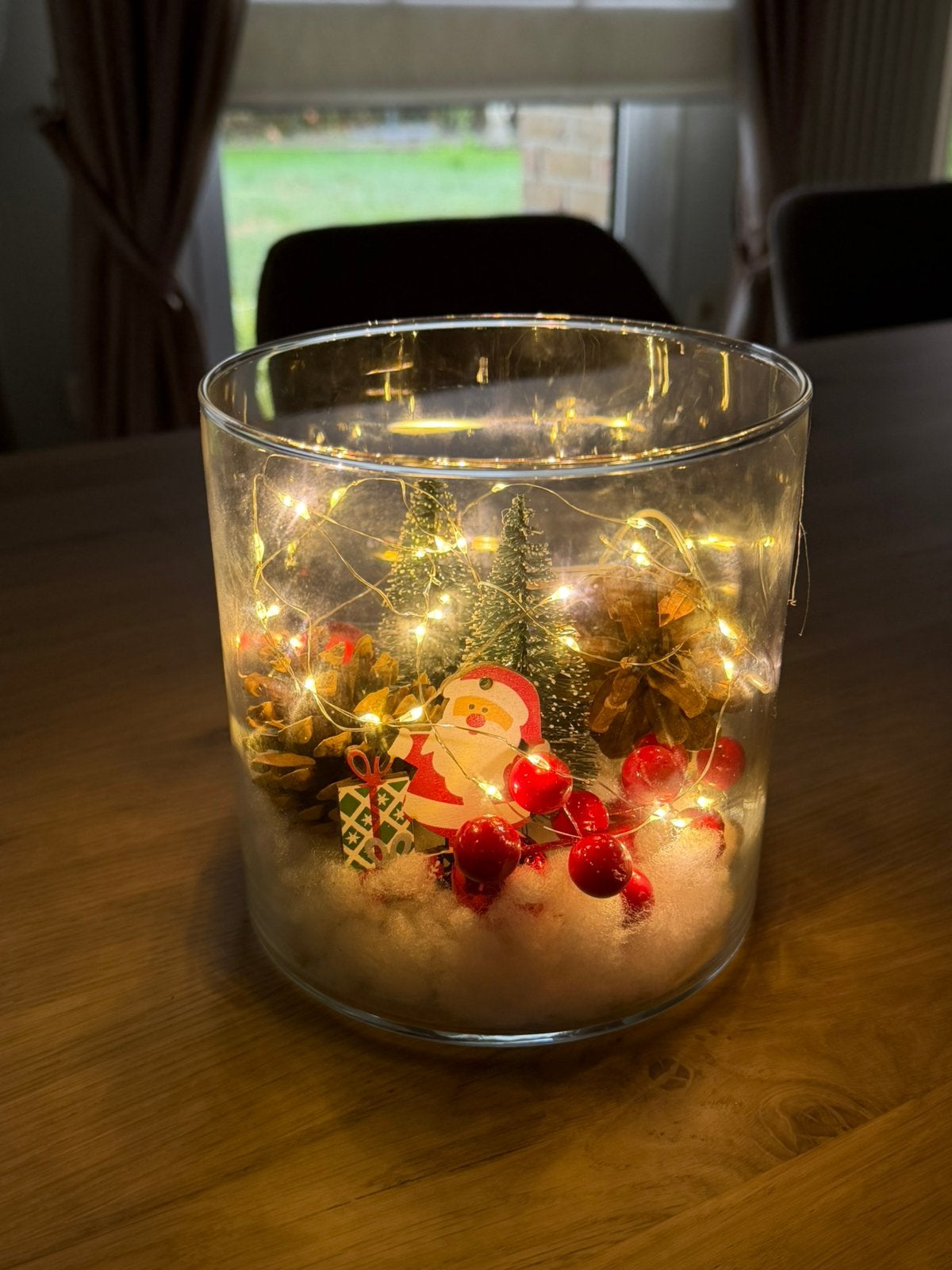 Mooie vaas met kersttafereeltje !, Ophalen, Nieuw