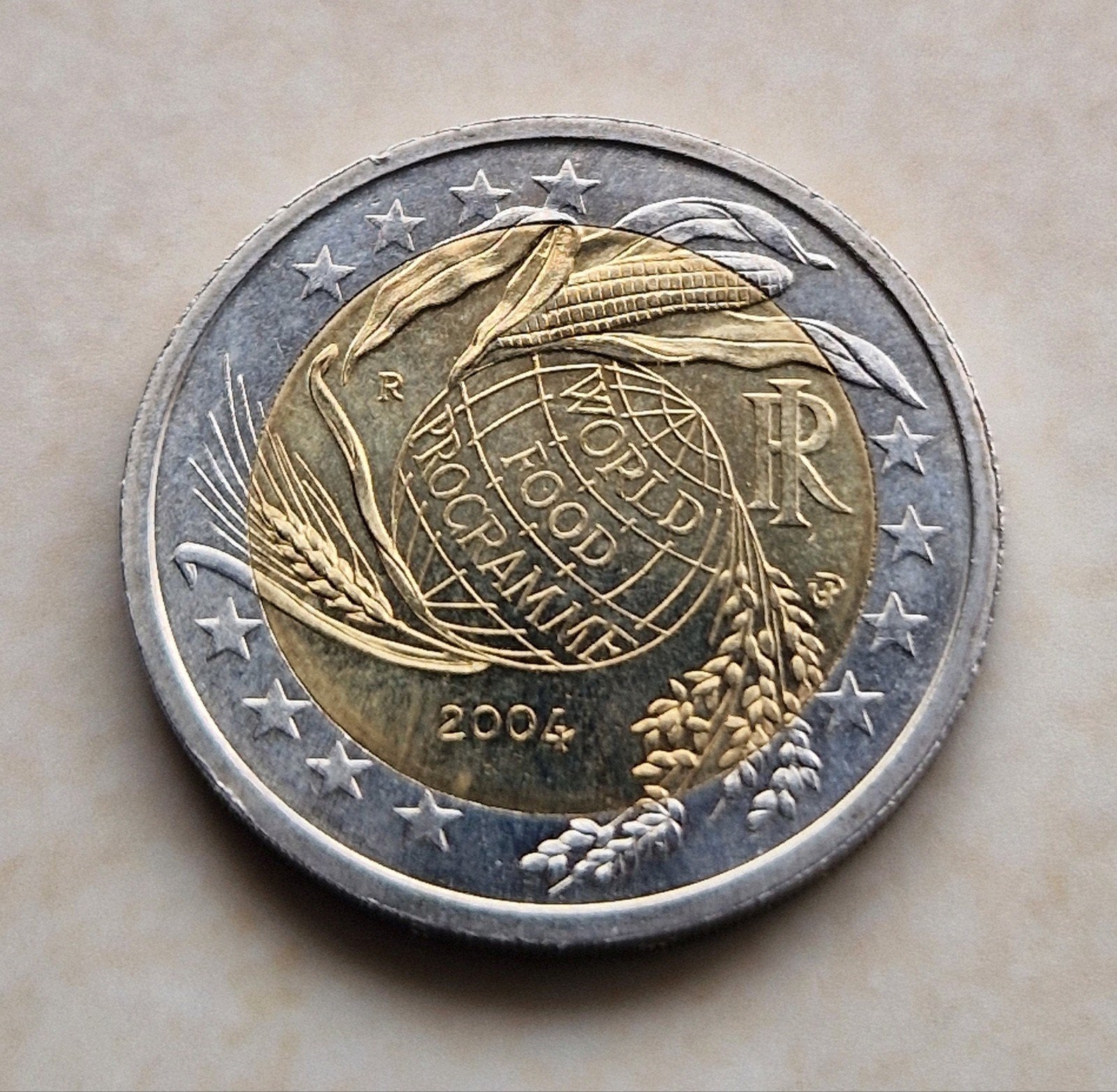 2004 Italy , 2 Euro Commemorative Coin, Postzegels en Munten, Munten | Europa | Euromunten, Ophalen of Verzenden, 2 euro