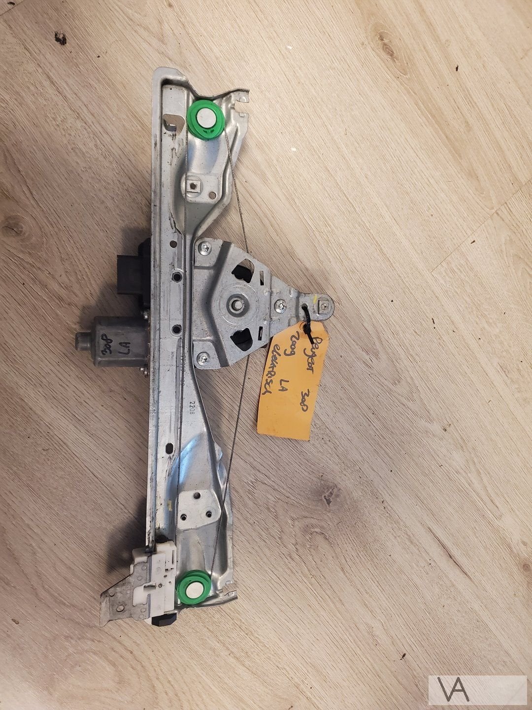 Peugeot 308 2007 - 2012 raammechanisme + motor links achter, Gebruikt, -, -, Ophalen of Verzenden