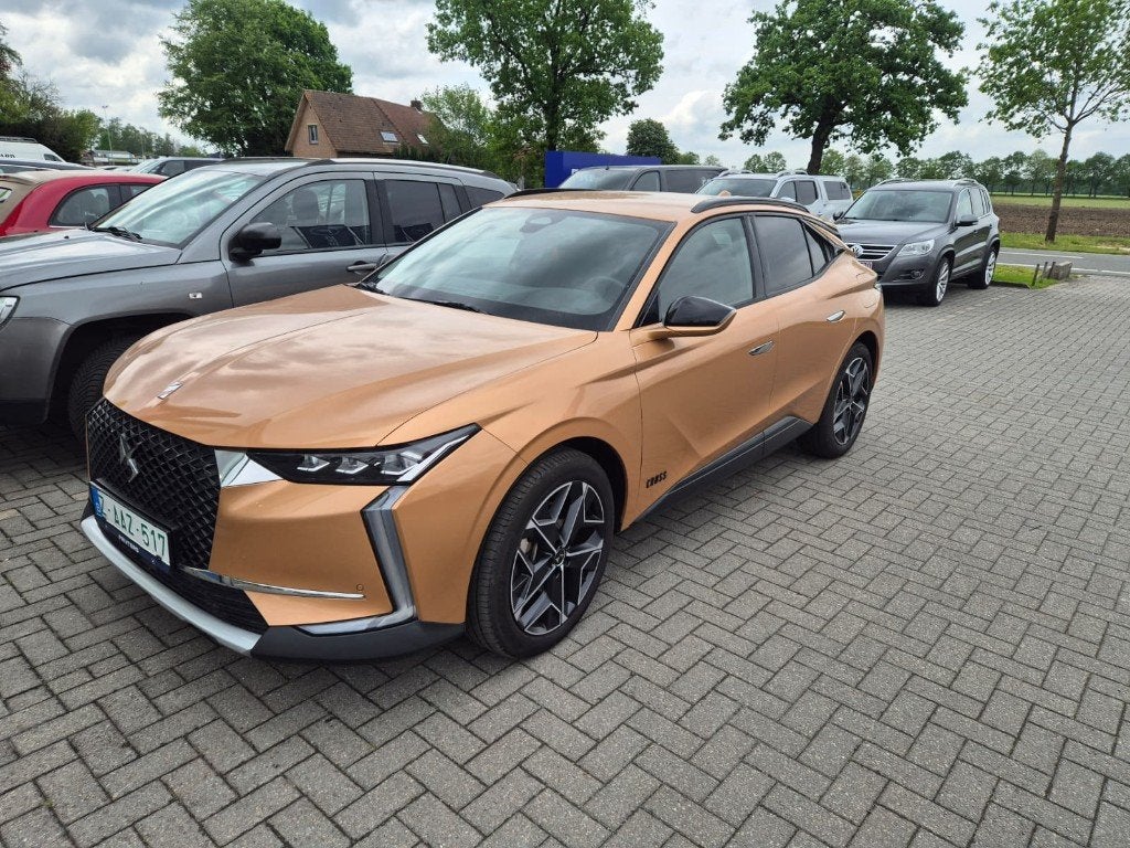 DS 4 CROSS | Hybride benzine | Automaat | Leder | 32.439 km, Auto's, Automaat, Zwart, Overige kleuren, Leder