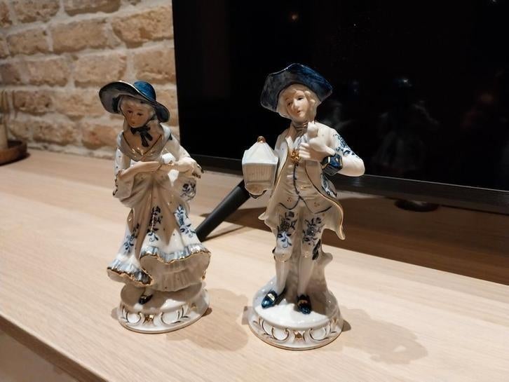 Couple de figurines à biscuits 1900, Enlèvement ou Envoi