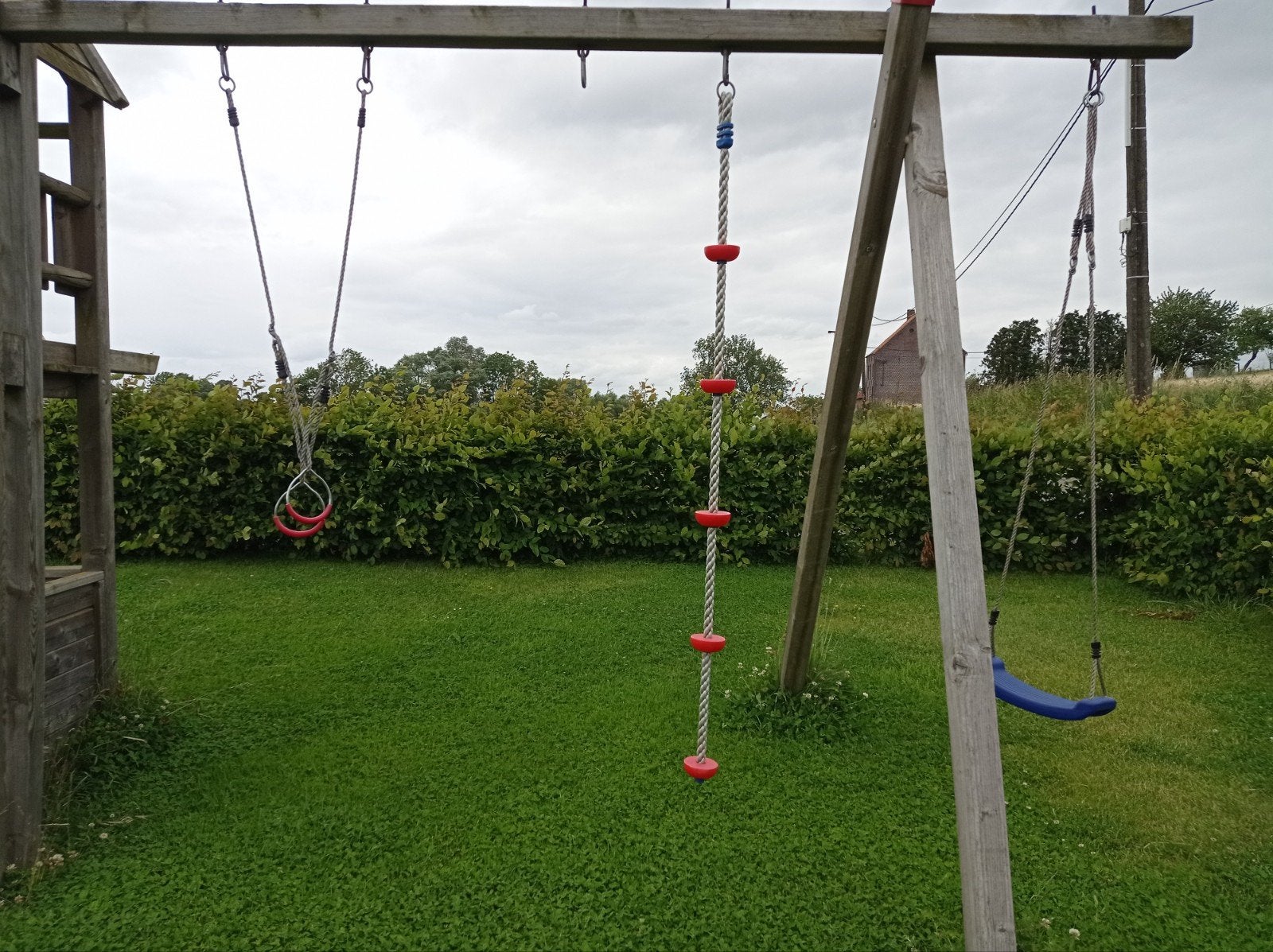 Houten schommel van het merk Module, Kinderen en Baby's, Speelgoed | Buiten | Speeltoestellen, Ophalen, Schommel