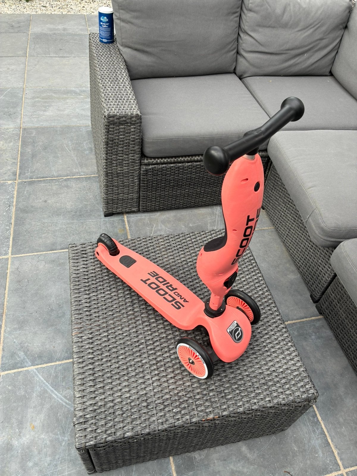 Scoot & Ride Highwaykick 1-2in1 Step & Loopfiets -Coral Pink, Fietsen en Brommers, Ophalen, Gebruikt, Gewone step