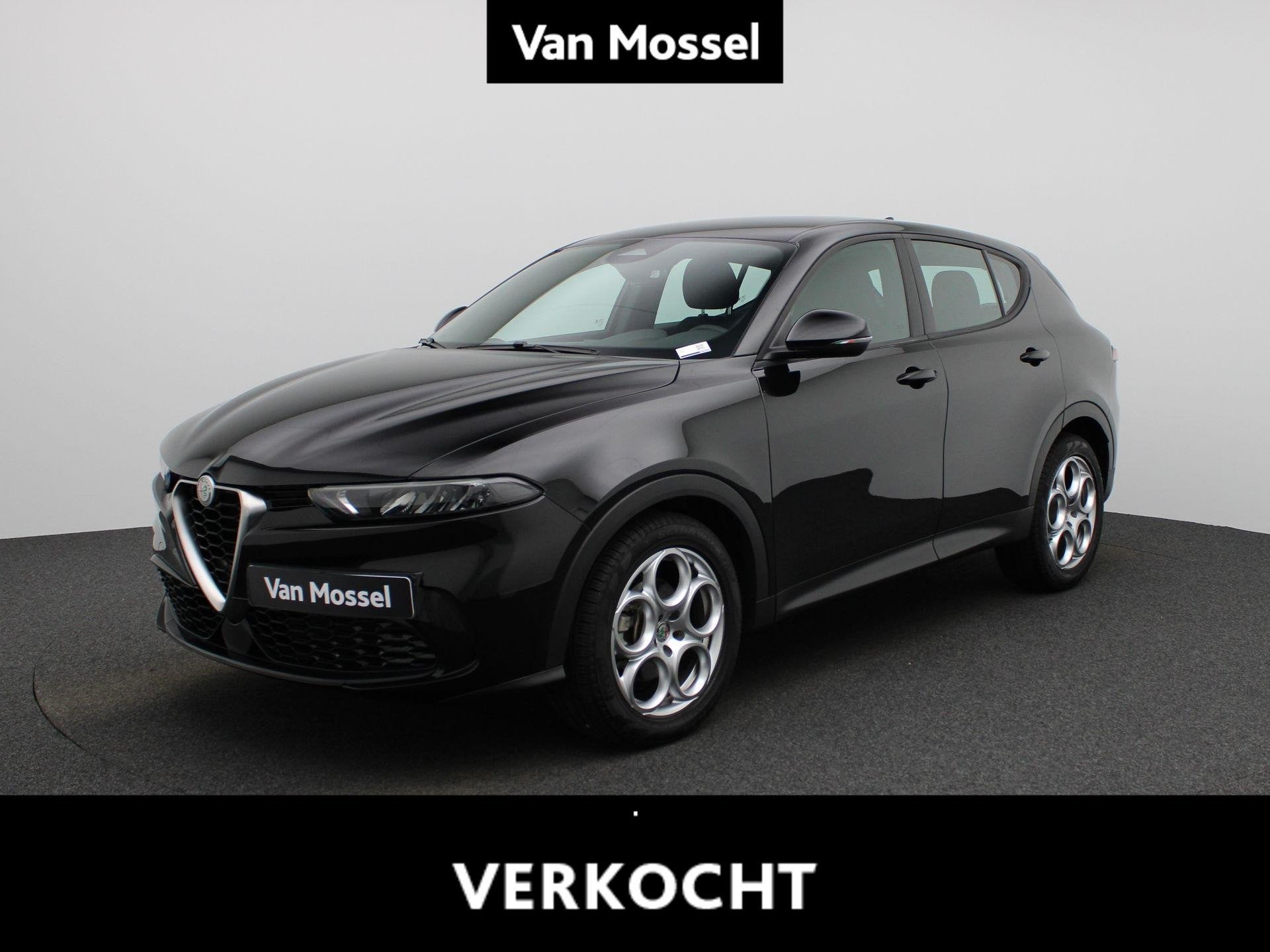 Alfa Romeo Tonale 1.6 130 DS TI FWD ! ACTIEPRIJS !, Auto's, Gebruikt, 4 cilinders, 1600 cc, Zwart