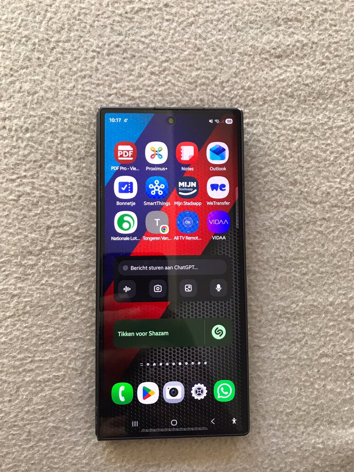 Samsung galaxy fold 7. Met garantie., Télécoms, Téléphonie mobile | Samsung, Enlèvement ou Envoi, Comme neuf, Galaxy Fold