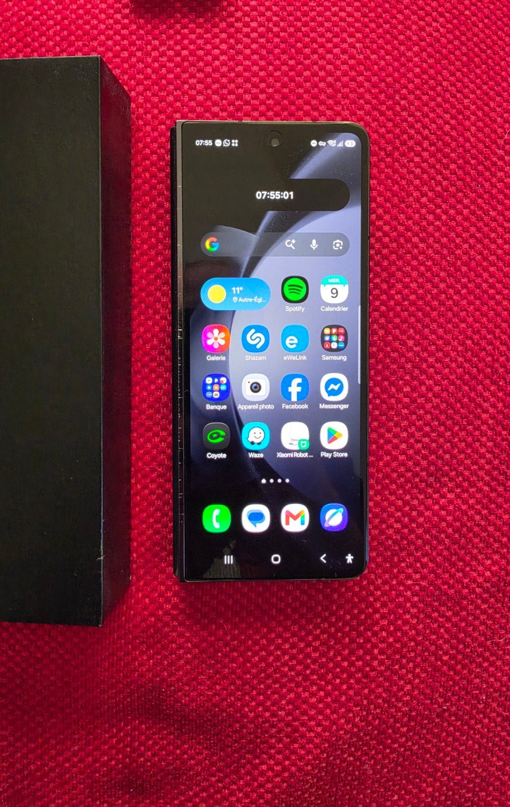 Samsung fold 5 512gb SM-F946B/DS pour pièces ou à réparer, 512 GB, Enlèvement, Utilisé, Galaxy Z Fold