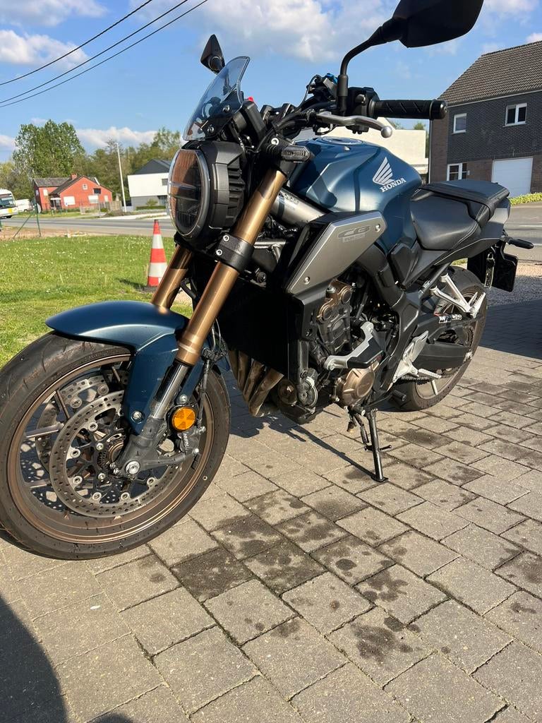 Honda CB650R, Mat Jeans Blue, Motoren, Occasion, Bedrijf, Handgeschakeld, 649 cc