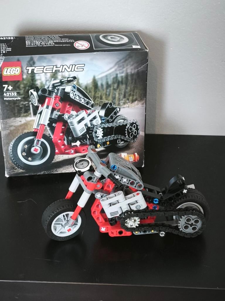 Lego technic 42132 - La moto, Enlèvement ou Envoi, Utilisé, Ensemble complet, Lego