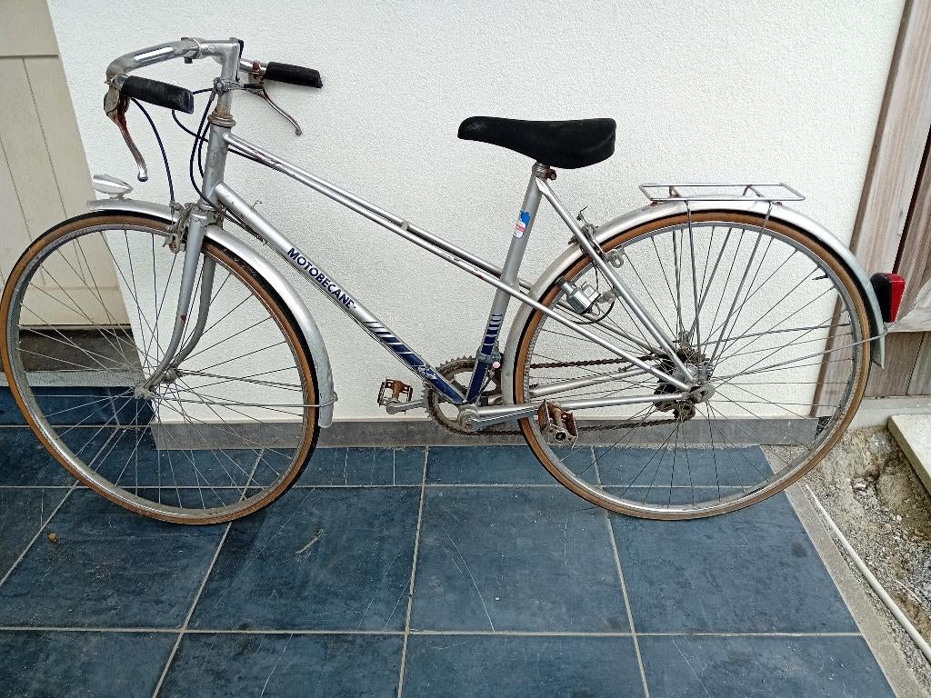 Vélo Vintage Motobecane pour femme taille 50, Vitesses, Frein sur jante, Comme neuf, Enlèvement