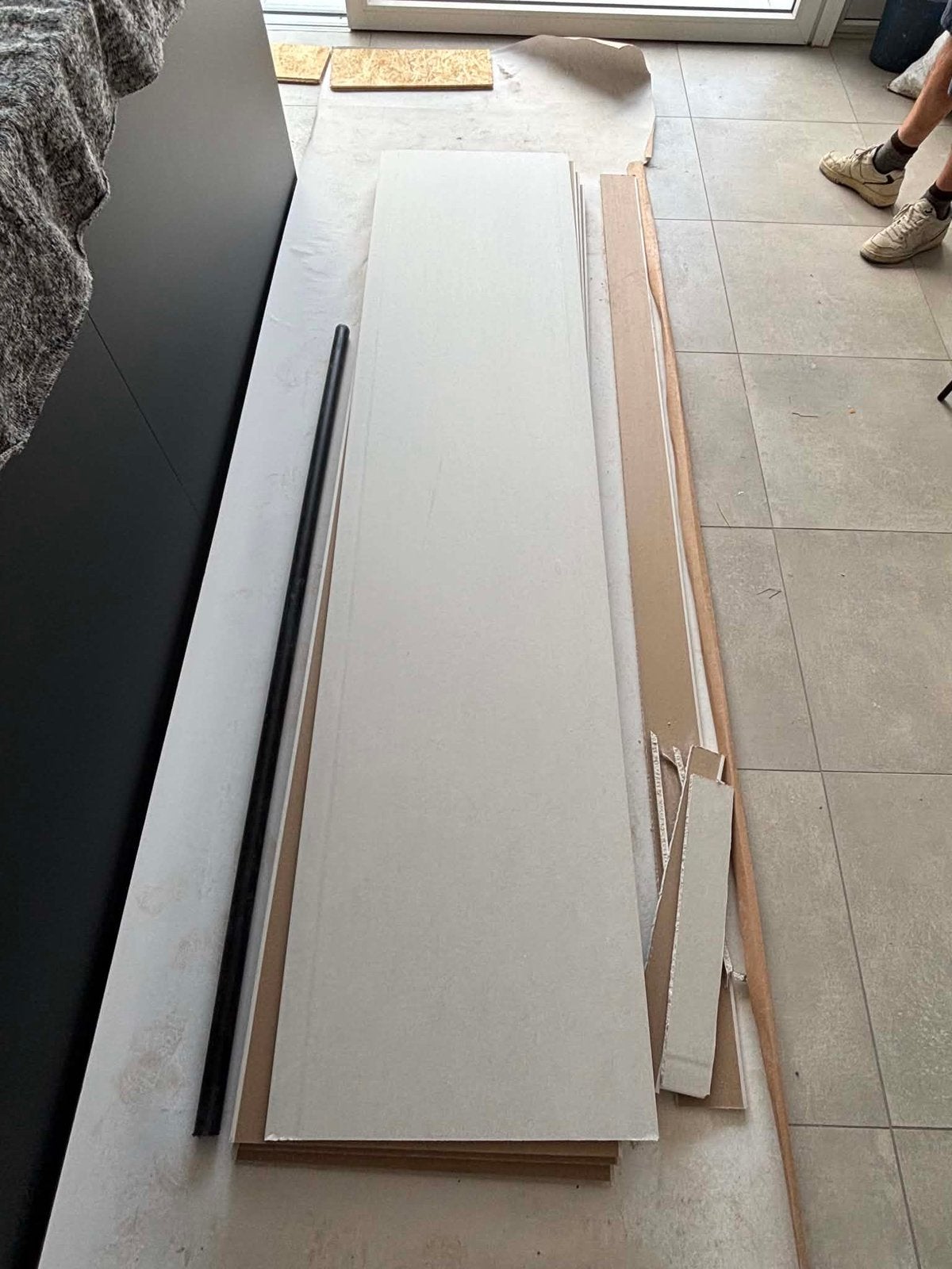 Gyprocplaat - giplsplaat knauf 2,6 m/0,6m/12,5mm (7 stuks), Doe-het-zelf en Bouw, Overige Doe-Het-Zelf en Bouw, Ophalen