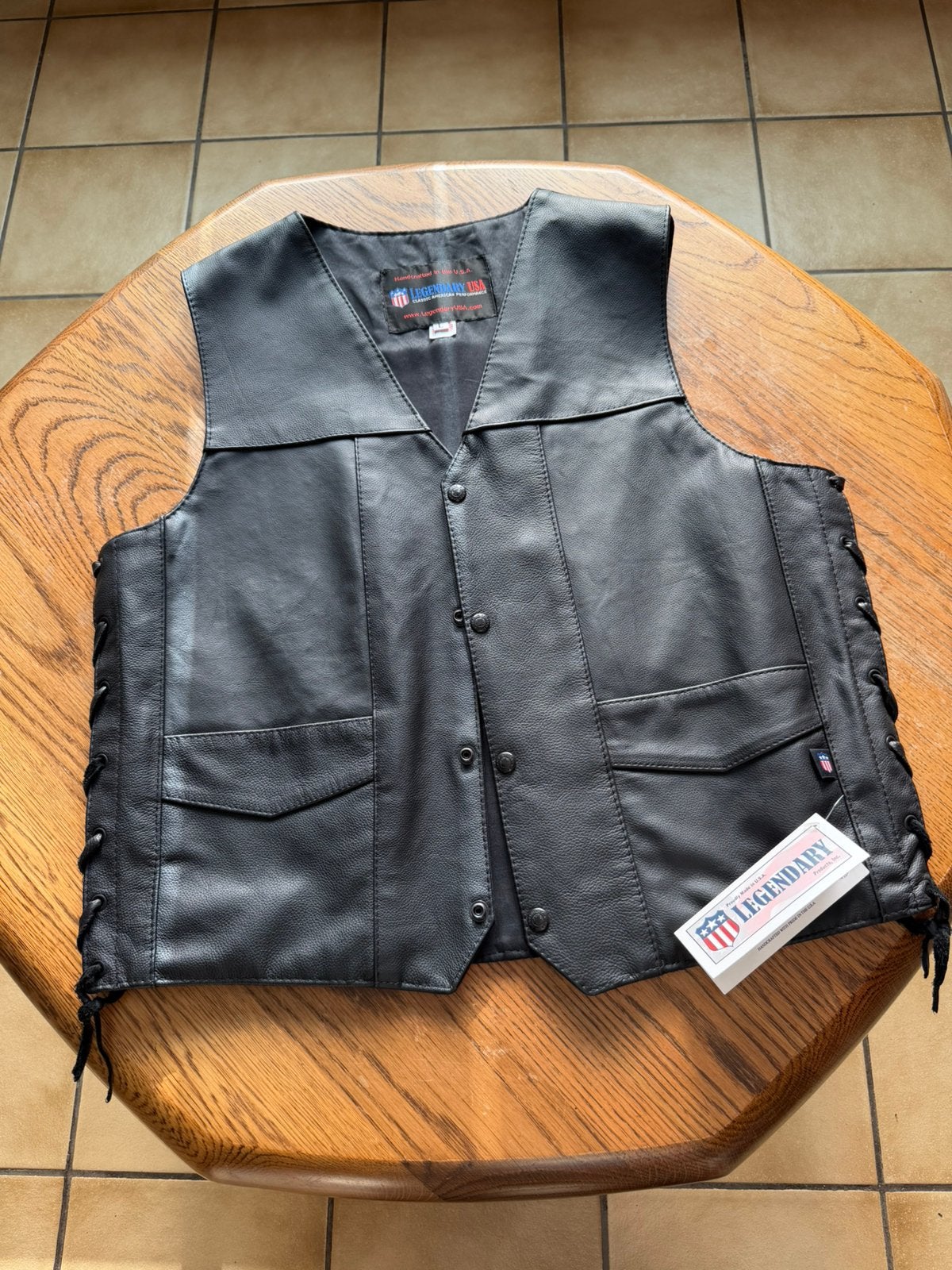 Vest Legendary USA, Kleding | Heren, Bodywarmers, Ophalen, Zo goed als nieuw