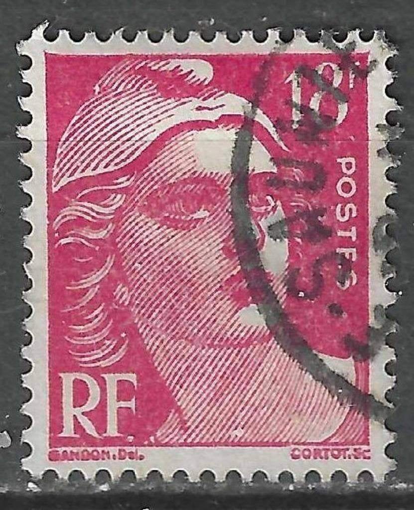 Frankrijk 1951 - Yvert 887 - Marianne de Gandon (ST), Postzegels en Munten, Postzegels | Europa | Frankrijk, Gestempeld, Verzenden