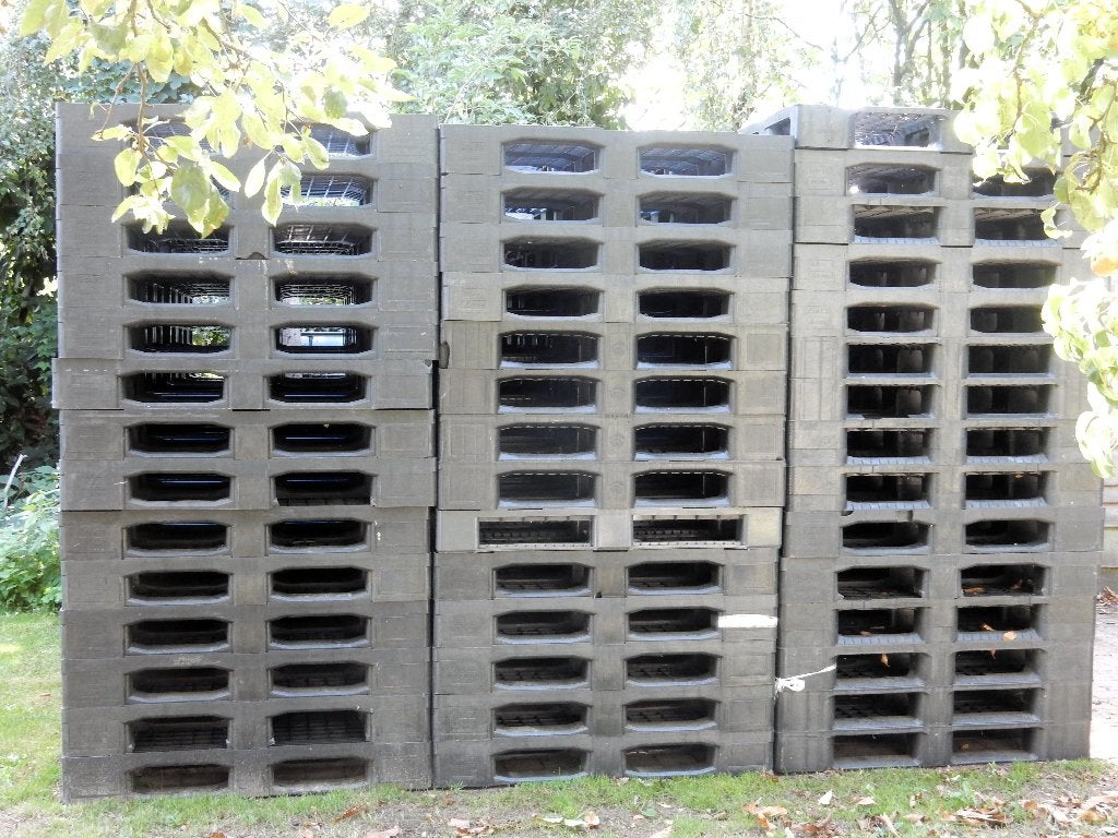 Sterke kunststof paletten, Enlèvement, Utilisé