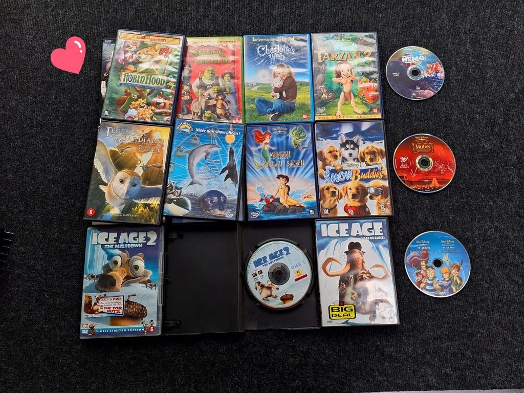 Walt Disney en andere kinderfilms 17 stuks voor slechts 20€, Ophalen