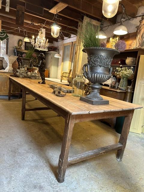 antieke lange boerentafel oude tafel eettafel, Ophalen