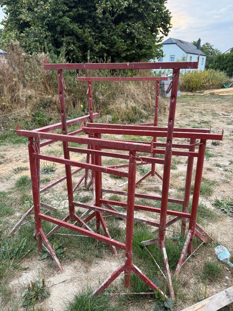 6 tréteaux, Ophalen, Gebruikt