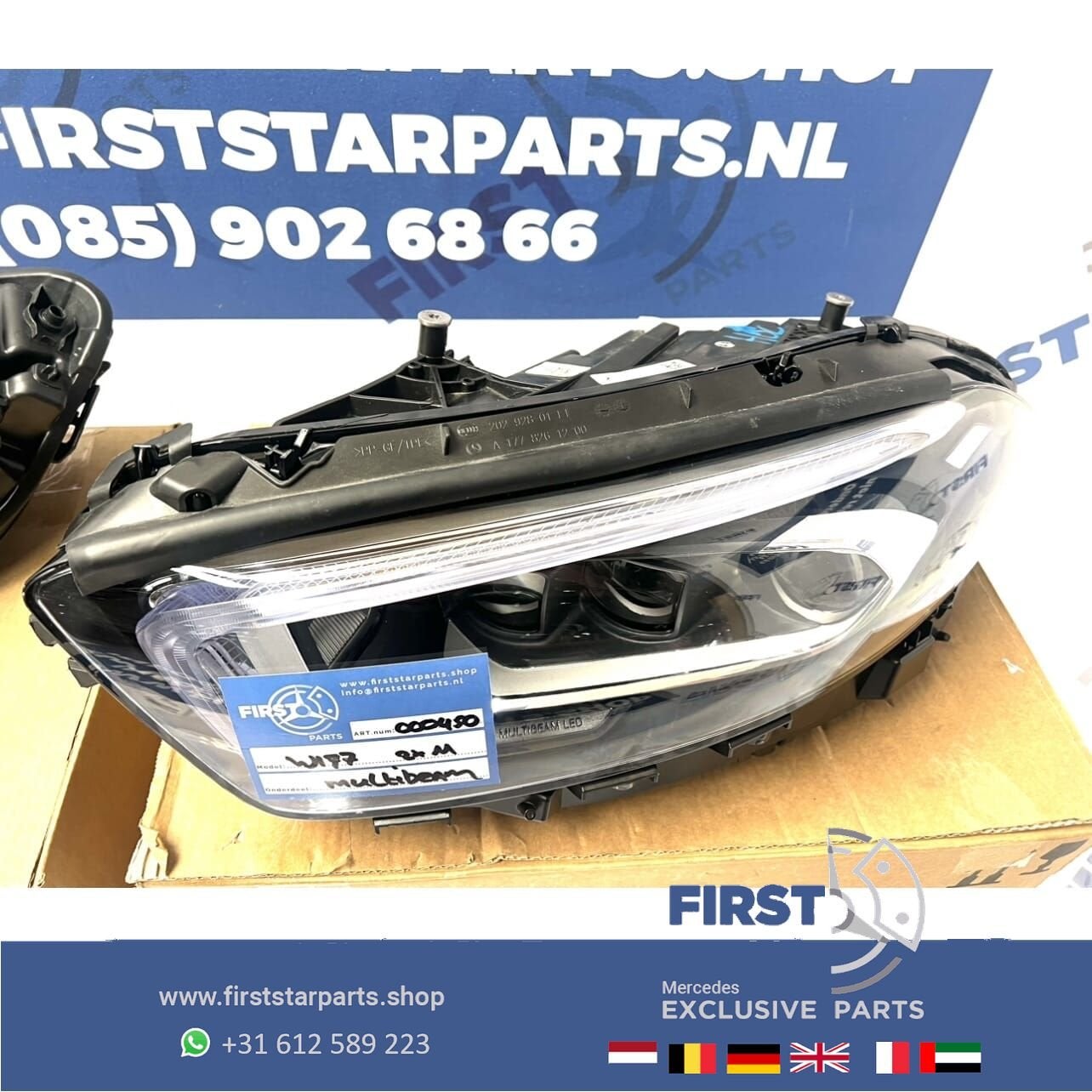 W177 LED MULTIBEAM KOPLAMP LINKS Mercedes A Klasse 2018-2023, Gebruikt, -, Ophalen of Verzenden, -
