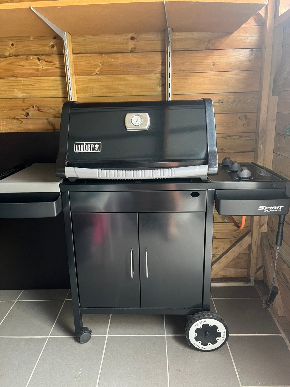 Weber gasbbq, Tuin en Terras, Gasbarbecues, Ophalen, Zo goed als nieuw