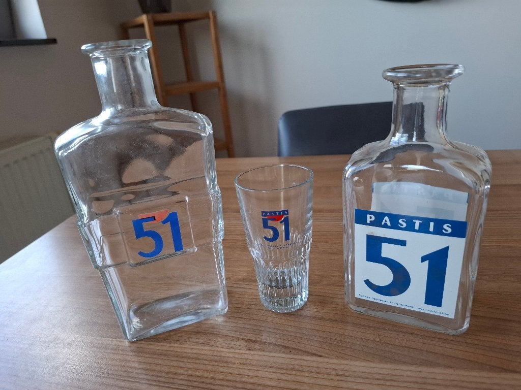 3 stuks pastis, Verzamelen, Ophalen, Gebruikt