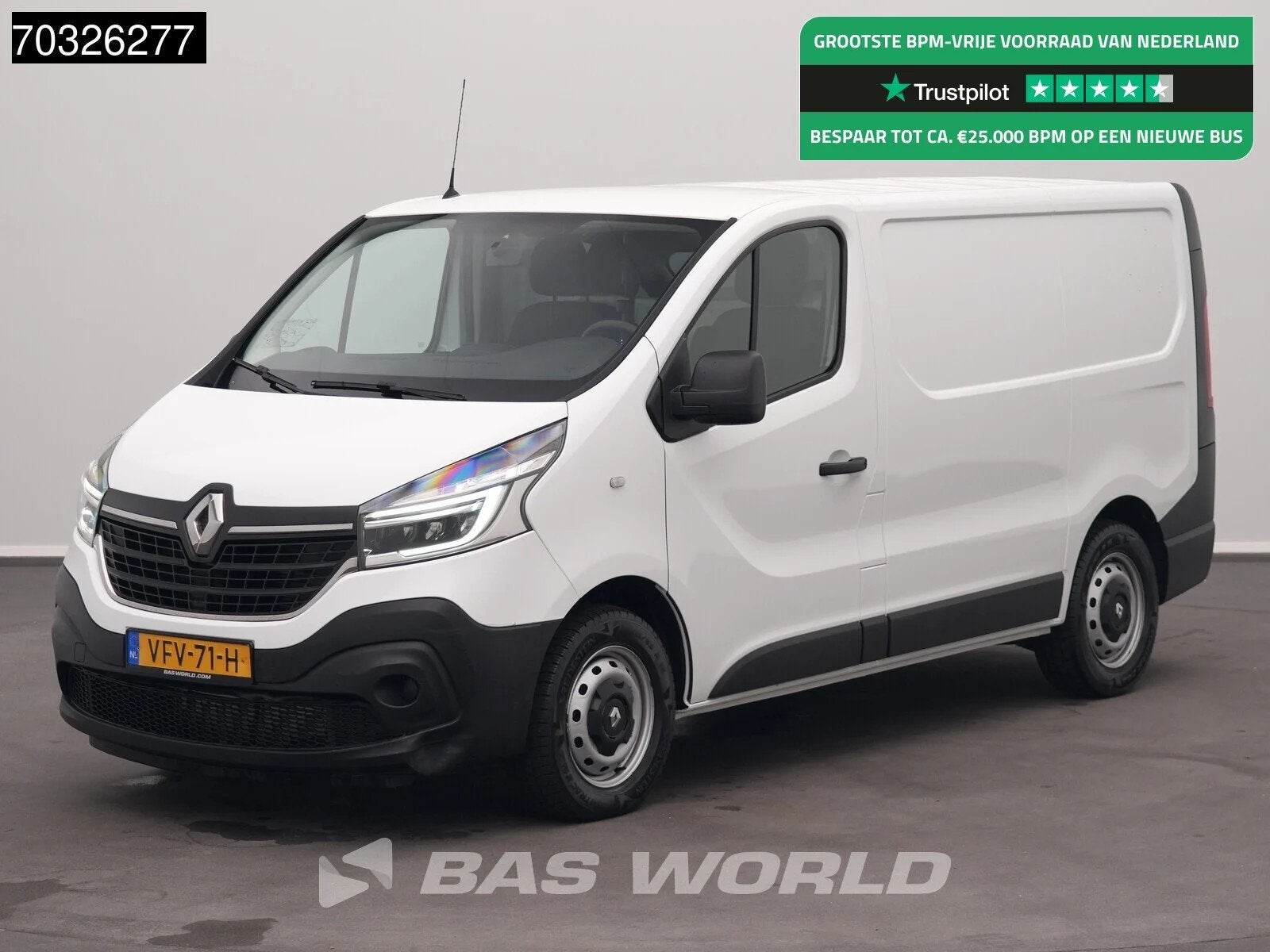Renault Trafic 95pk L1H1 Trekhaak LED Airco Cruise Parkeerse, Stof, Gebruikt, Euro 6, 4 cilinders
