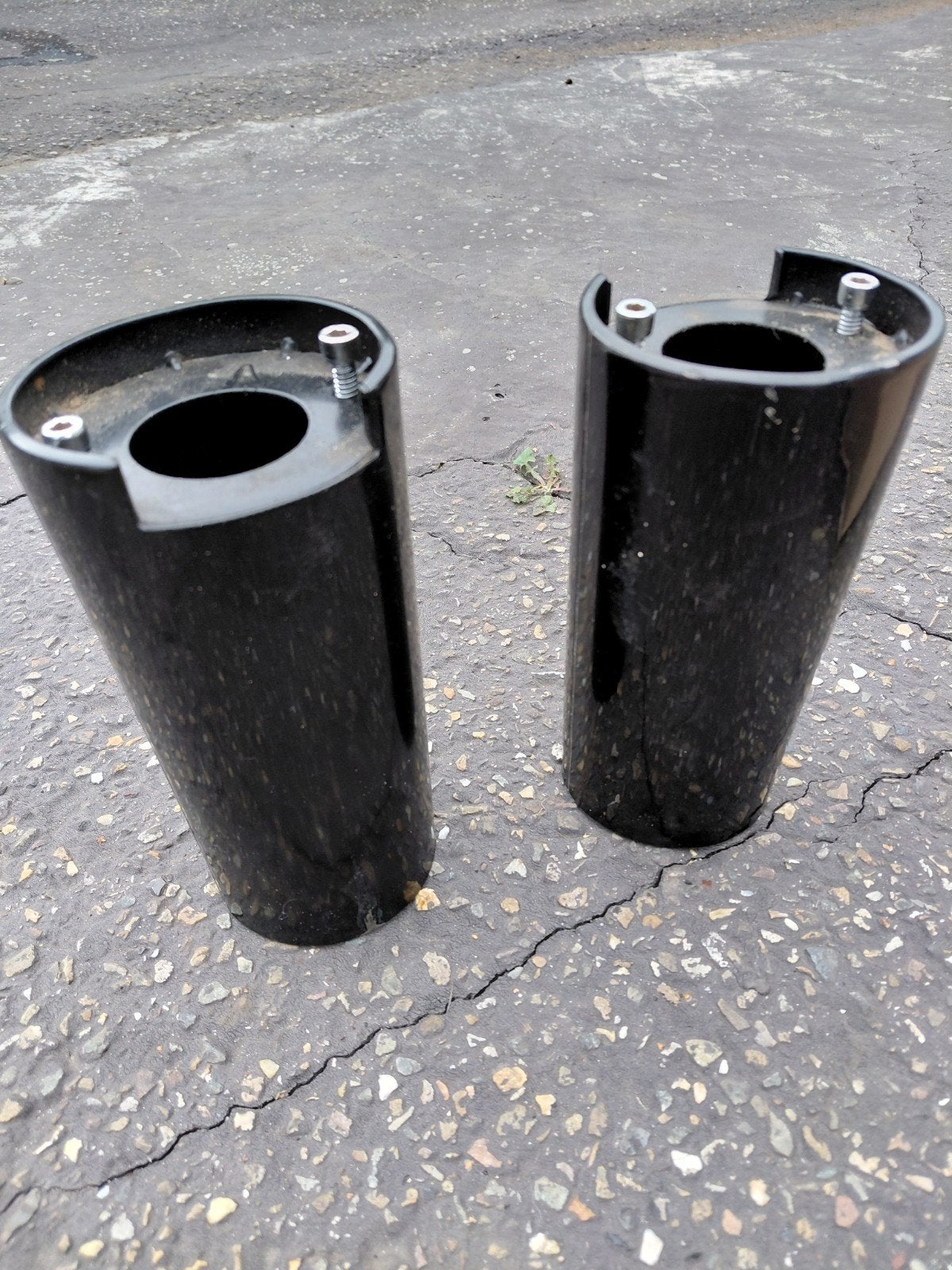 Zwarte fork covers, Motoren, Ophalen of Verzenden
