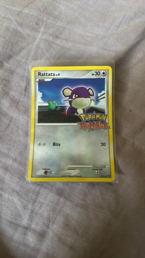 Pokemon Rumble - Rattata, Ophalen of Verzenden, Zo goed als nieuw