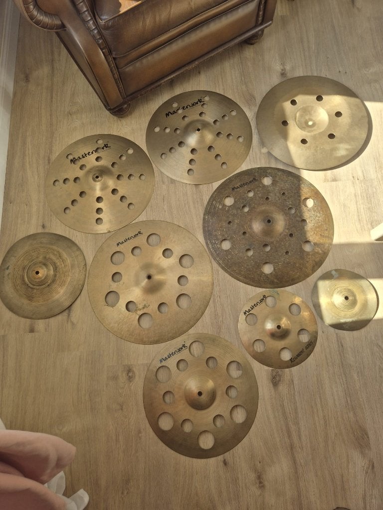 Drumstellen, Muziek en Instrumenten, Ophalen, Zo goed als nieuw