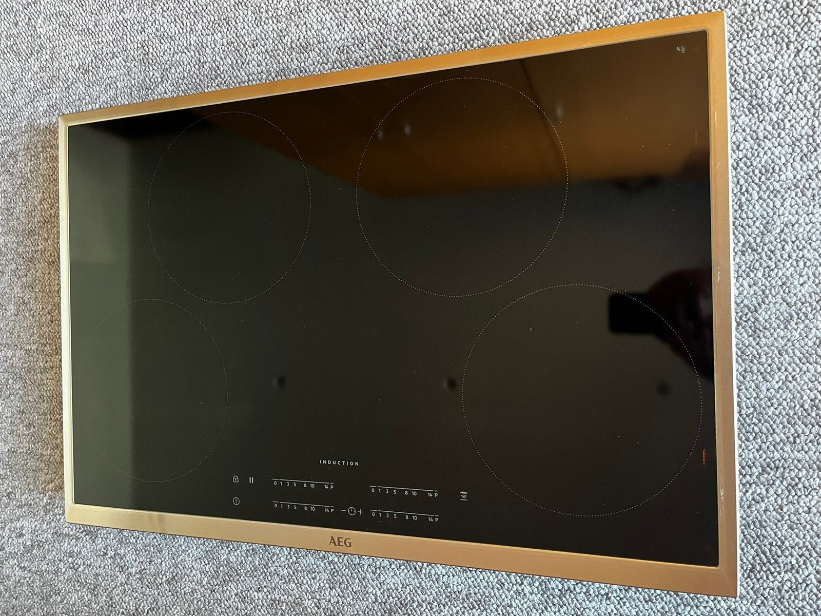 AEG inductie kookplaat 80cm, Elektronische apparatuur, Ophalen, Inbouw, Inductie, 4 kookzones