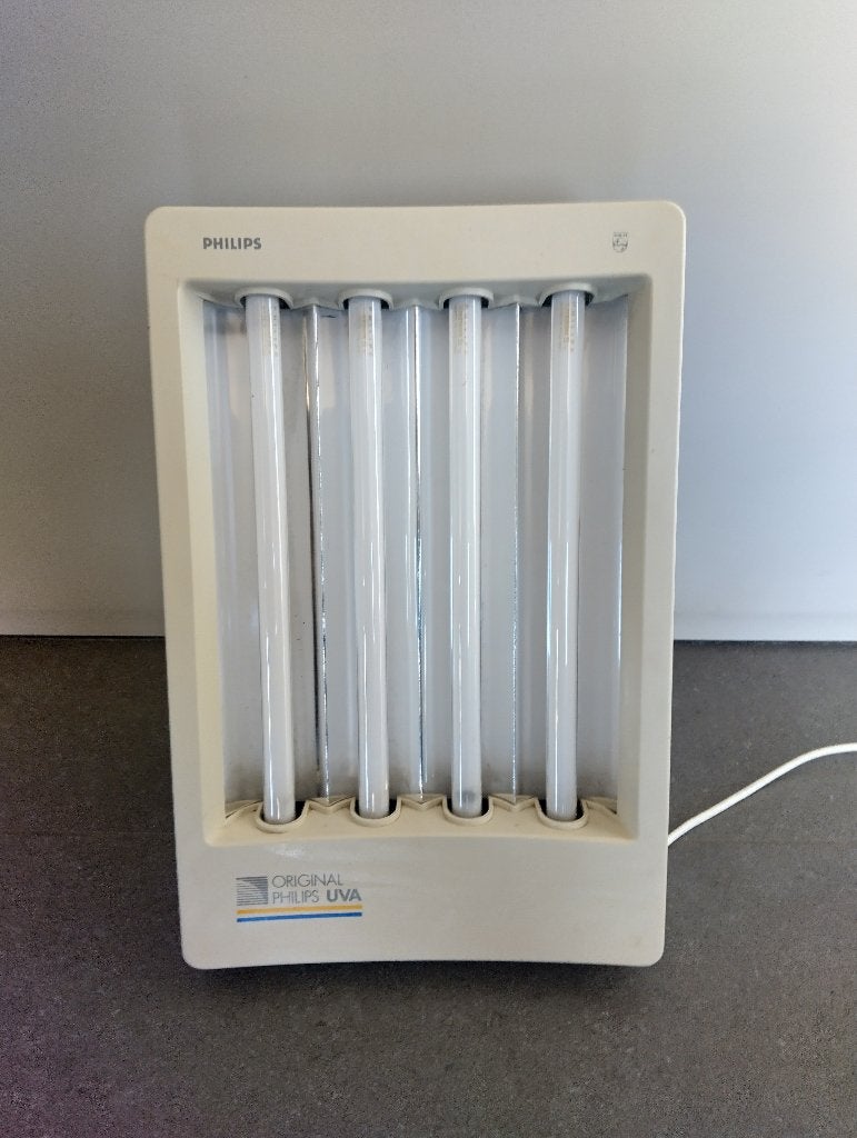 Gezichtsbruiner, Electroménager, Solarium, Banc solaire & Bronzage facial, Enlèvement, Utilisé, Solarium visage, Moins de 10 lampes