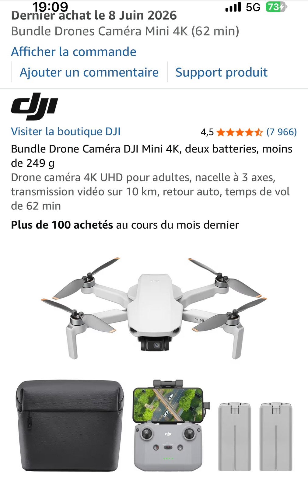 Dji mini 4k, Divers, Divers Autre, Comme neuf, Enlèvement ou Envoi