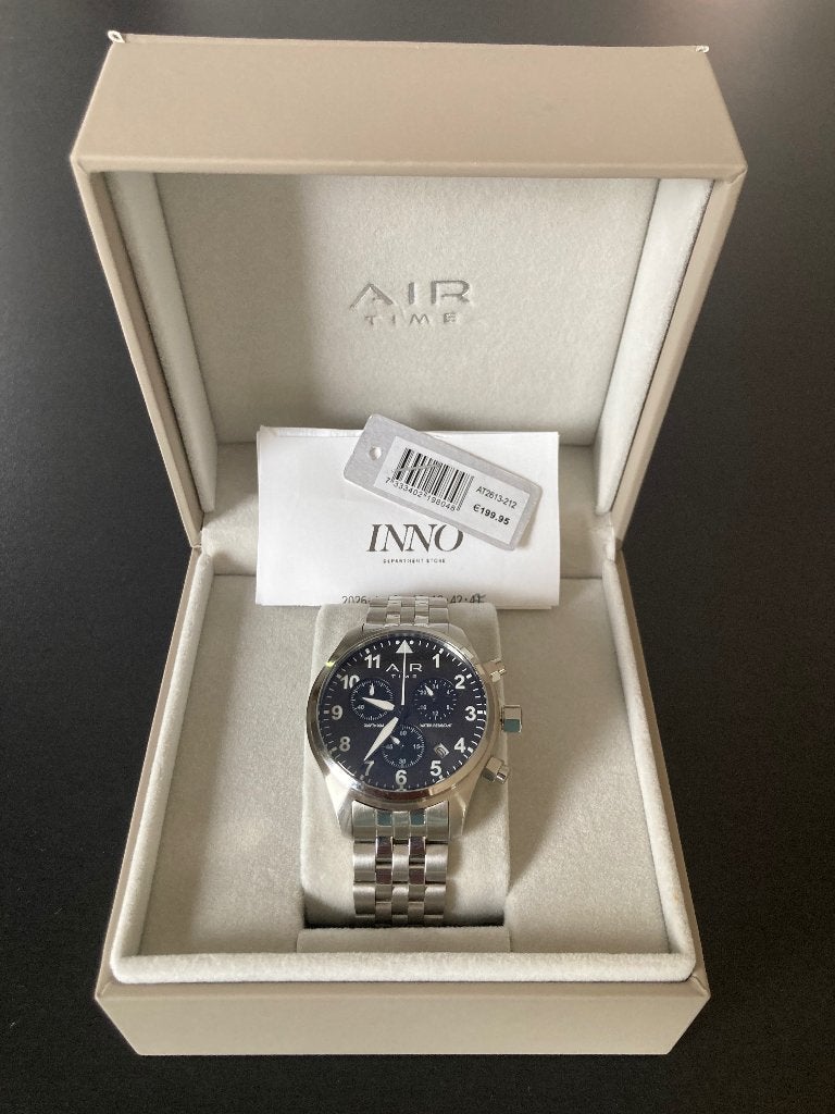 Montre Air Time neuve., Autres marques, Enlèvement ou Envoi, Acier, Acier