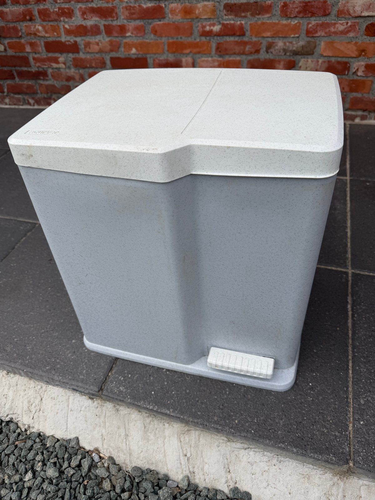 Curver dubbele vuilnisbak, Ophalen, Zo goed als nieuw