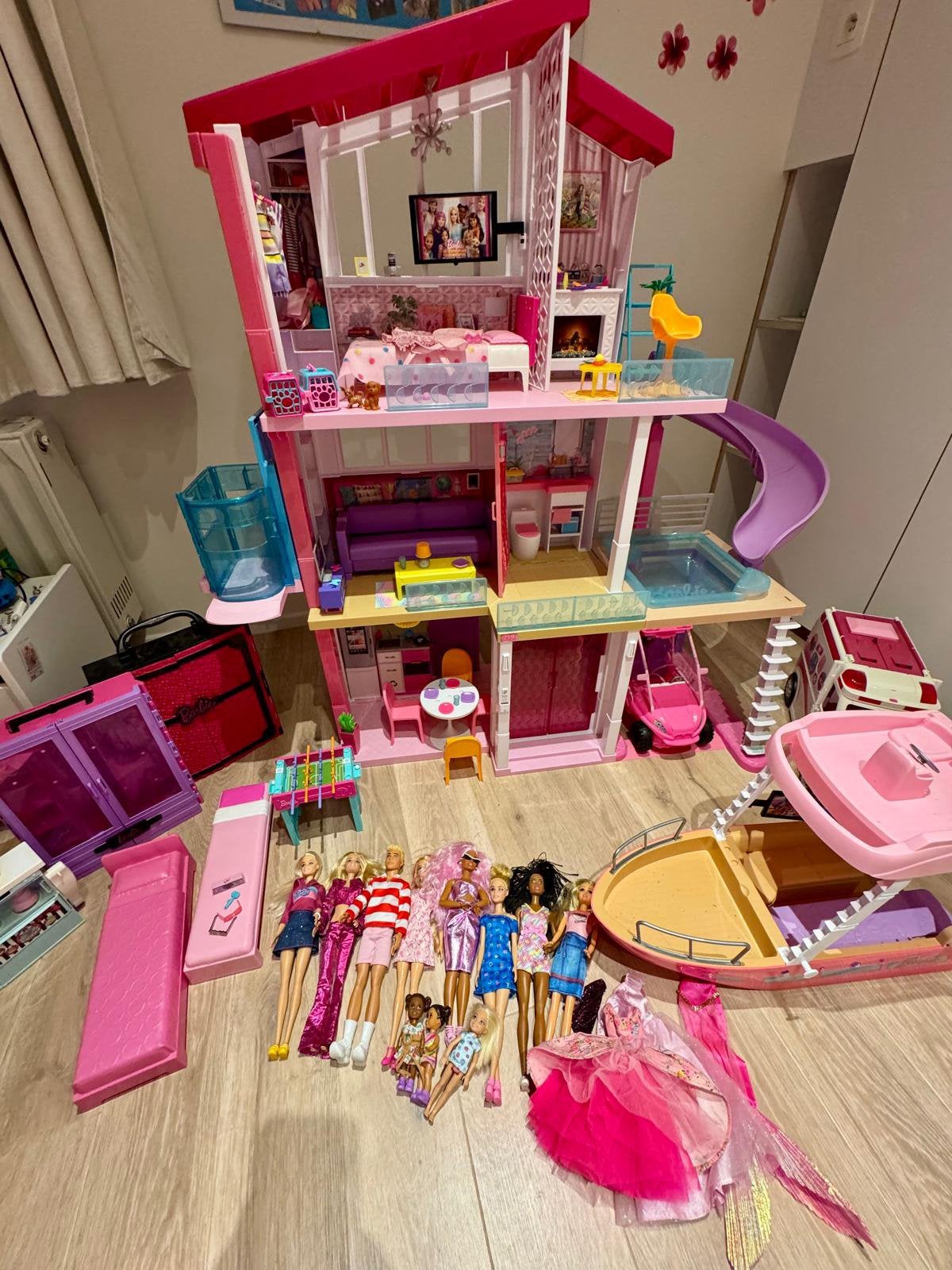 Barbie Dreamhouse – Compleet pakket met tal van accessoires!, Ophalen, Zo goed als nieuw, Accessoires