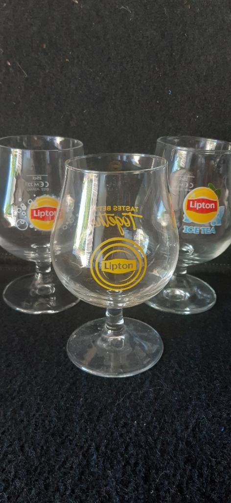Nieuwe bierglazen en lipton ice tea vanaf €1,- tot €2.50p/s, Verzamelen, Glas en Drinkglazen, Ophalen