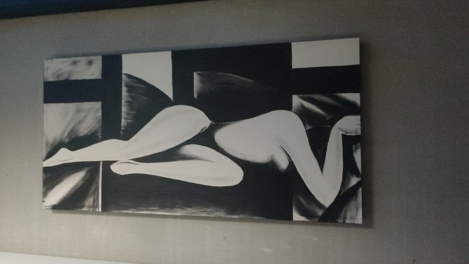 portret van liggende vroiw, Antiek en Kunst, Ophalen, Portret