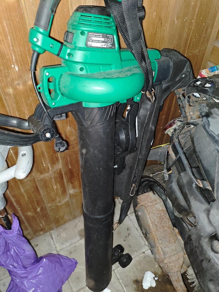 Bladblazer, Tuin en Terras, Bladblazers, Gebruikt, Elektrisch, Met opvangzak, Met zuigfunctie, Ophalen