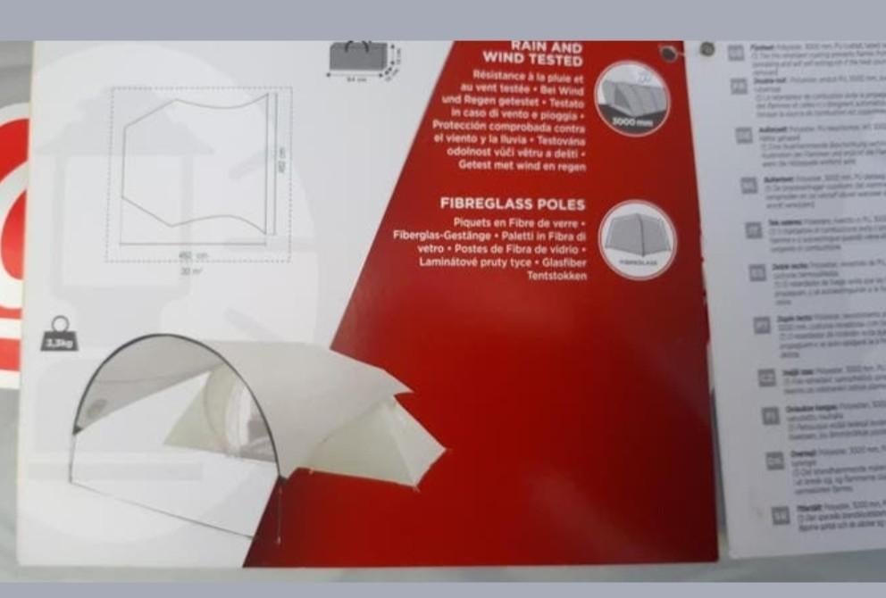 Coleman classic awning tentluifel, Ophalen