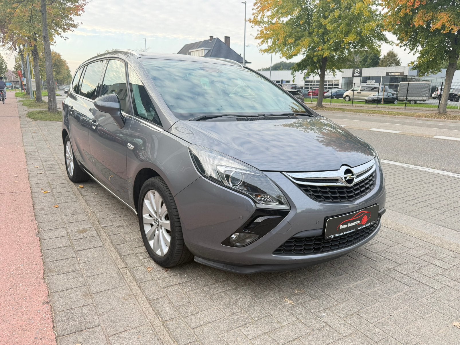 Opel Zafira tourer 7Plaats 1.4 Turbo Benzine Garantie, Auto's, Voorwielaandrijving, Dealer onderhouden, Monovolume, 4 cilinders