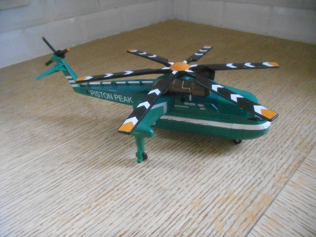 Helikopter - Disney Mattel-vliegtuig (speelgoed) xx, Verzamelen, Ophalen of Verzenden