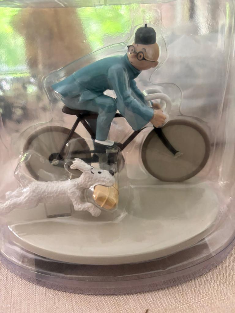 Kuifje met gekleurde blauwe lotusfiets, Ophalen, Kuifje, Zo goed als nieuw