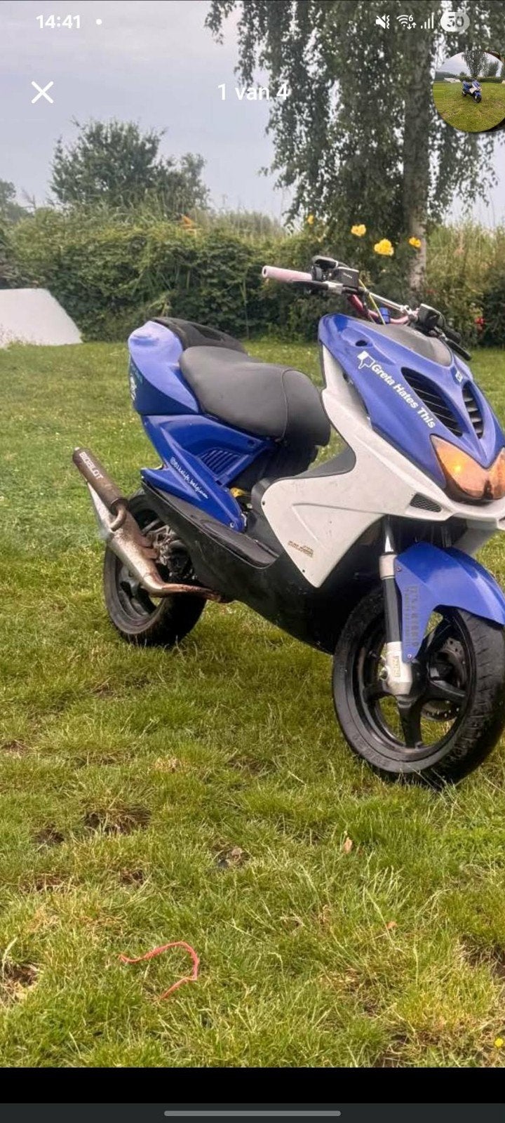 Mbk nitro/aerox, Enlèvement, Aerox
