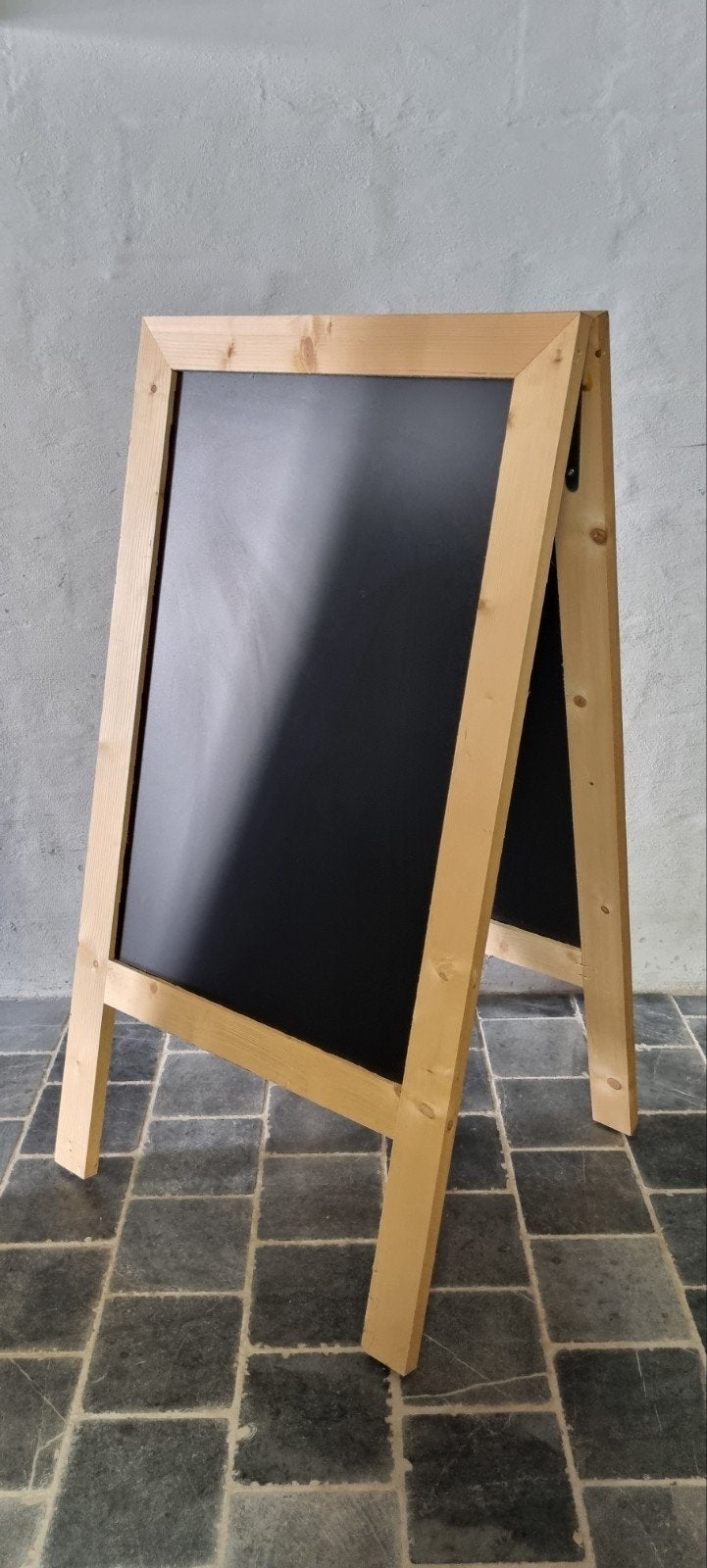 stoepbord xl, Ophalen