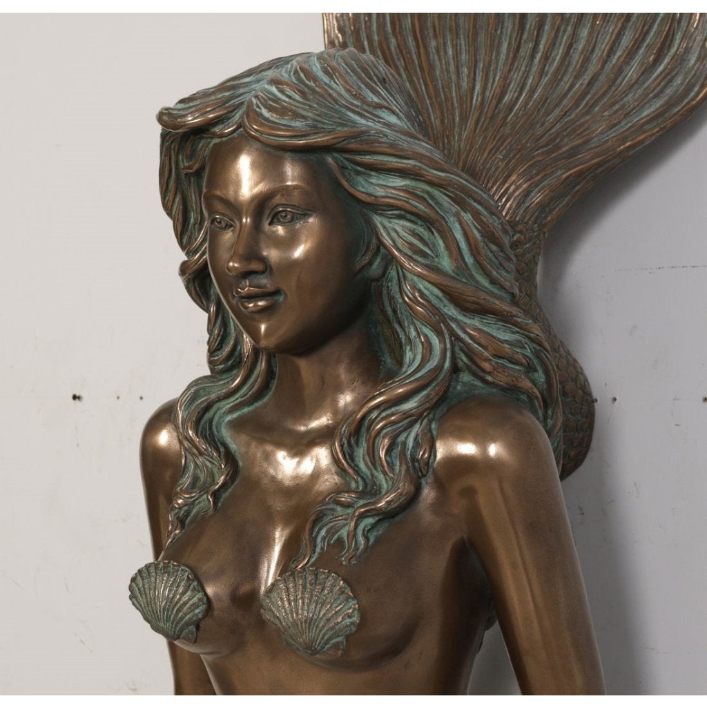 Zeemeermin 119 cm - zeemeerminbeeld - Sirene, Ophalen, Nieuw