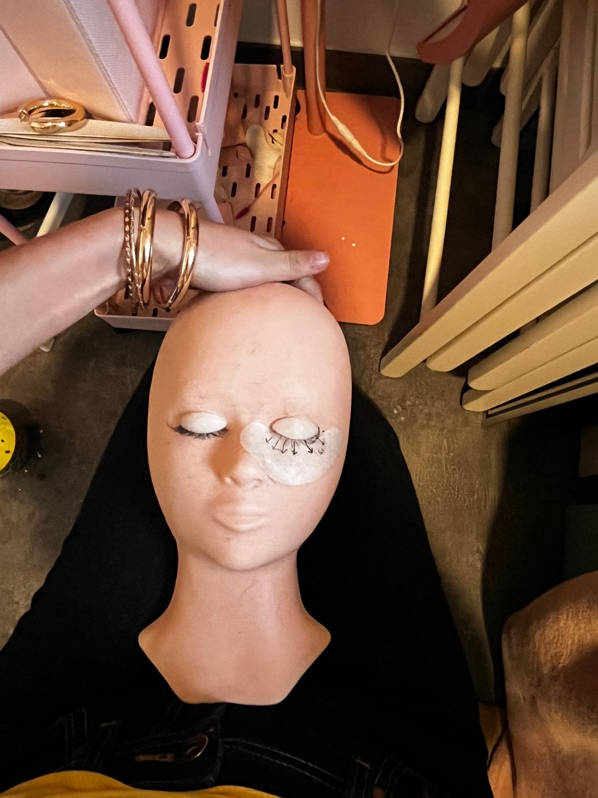 Volledig wimpermateriaal, Handtassen en Accessoires, Overige Accessoires, Ophalen of Verzenden, Zo goed als nieuw