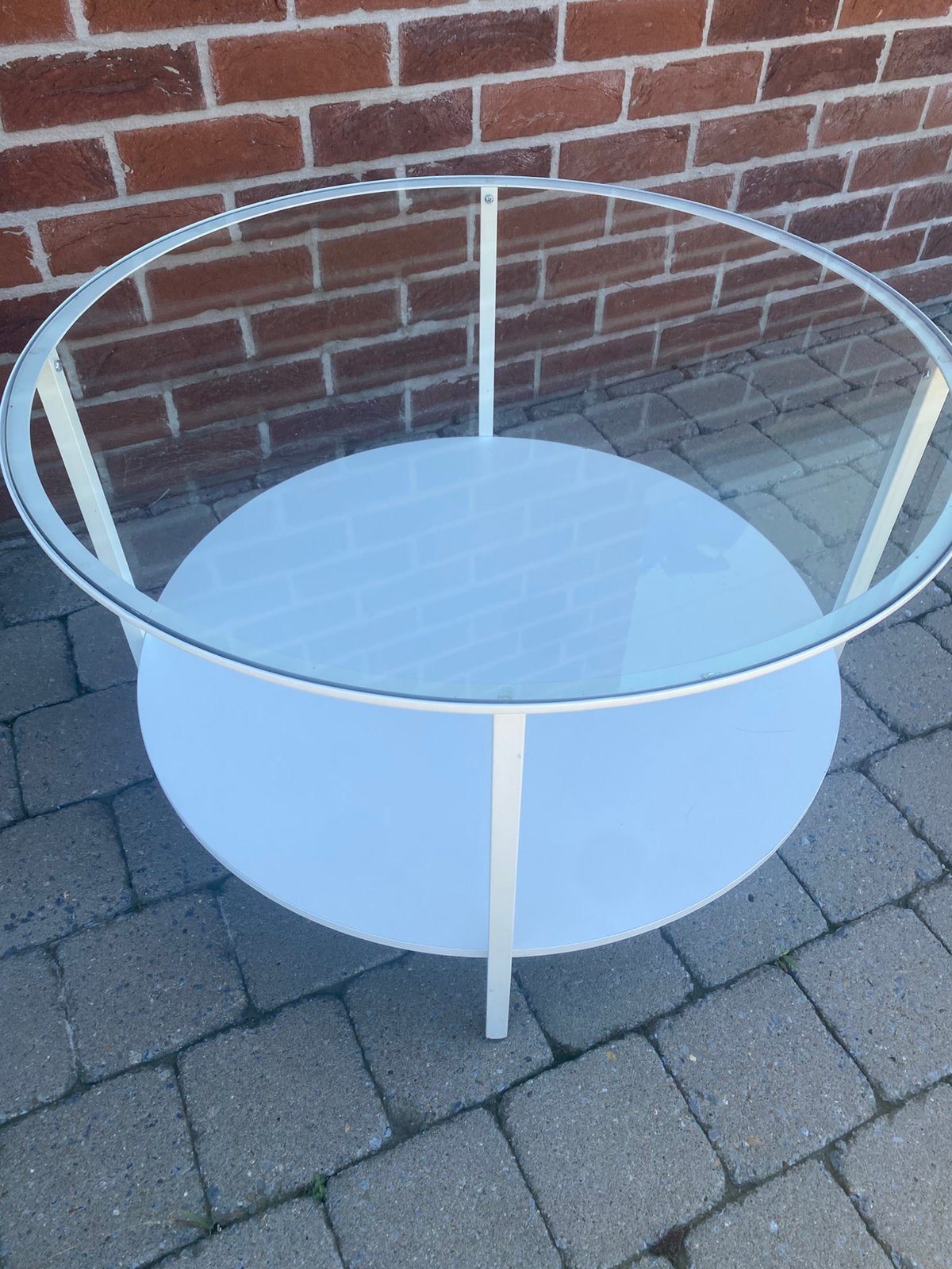 Table de salon vitrée, Maison & Meubles, Tables | Tables de salon, Moins de 50 cm, Verre, Rond, 50 à 100 cm