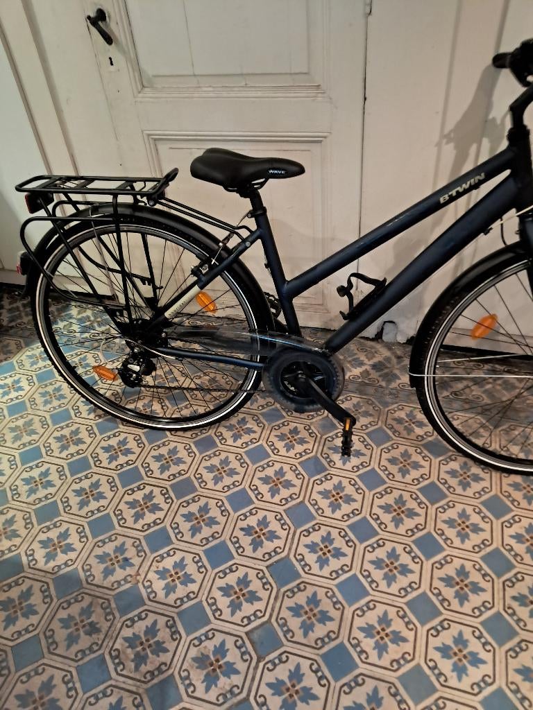 STADSFIETS SLOPS HOPRIDER BTWIN DECATHLON, Fietsen en Brommers, 47 tot 50 cm, Versnellingen, Zo goed als nieuw, Ophalen