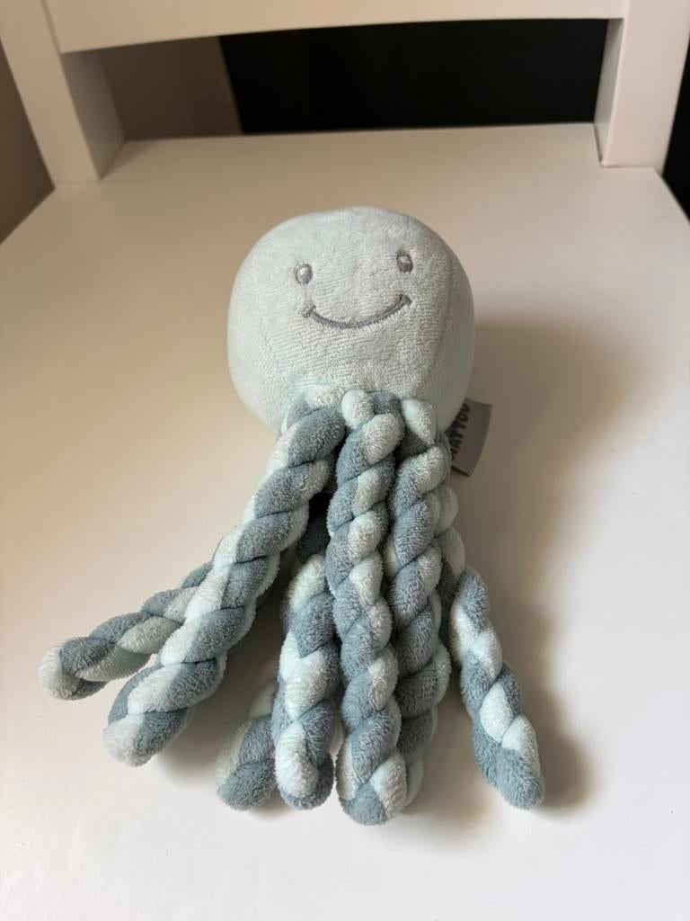 Knuffel octopus nattou, Ophalen of Verzenden, Zo goed als nieuw, Overige typen