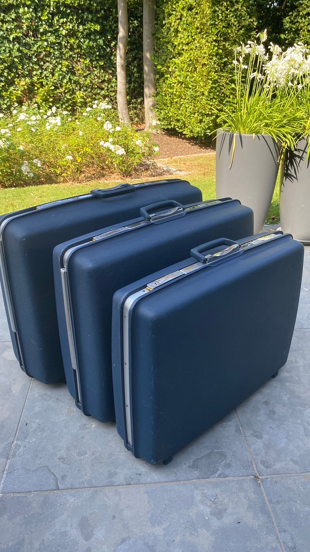 Samsonite valiezen, Handtassen en Accessoires, Ophalen, Gebruikt, Hard kunststof, Slot