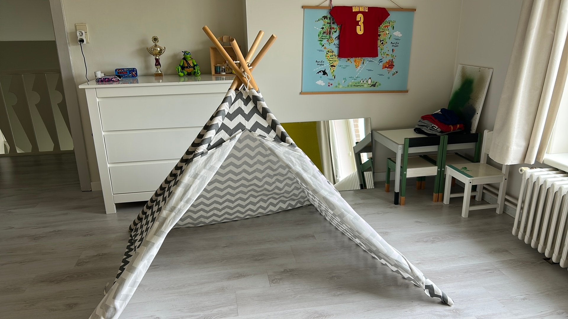 Tipi tent, Ophalen, Zo goed als nieuw