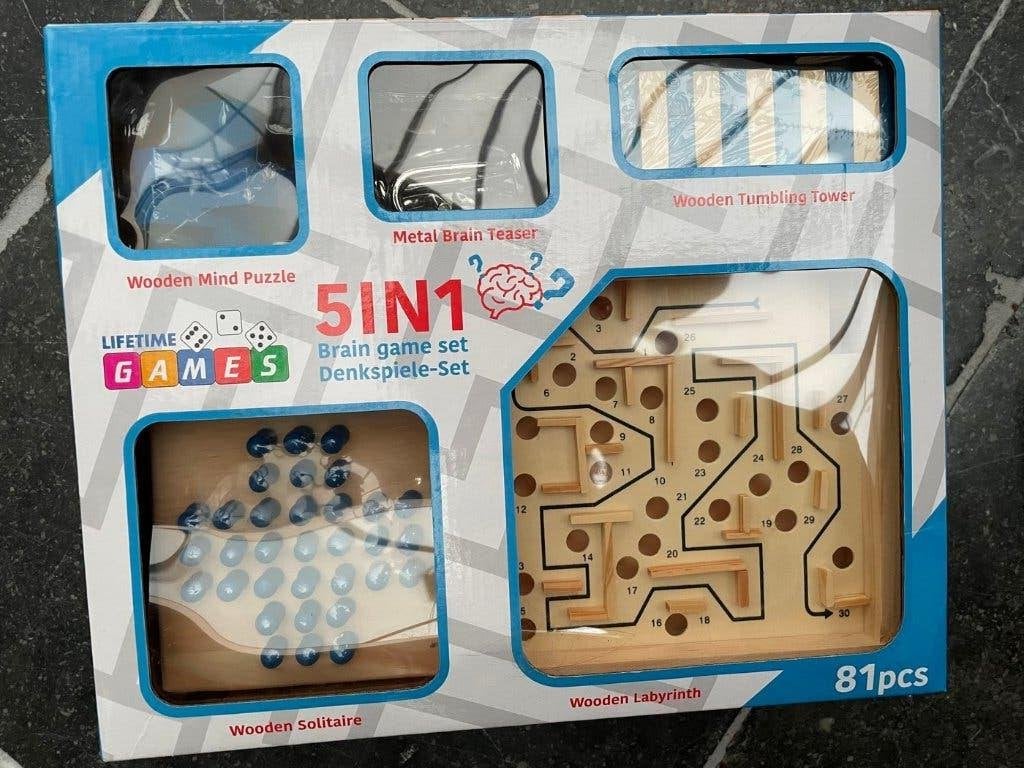 spelletjes 5 in 1, Ophalen of Verzenden